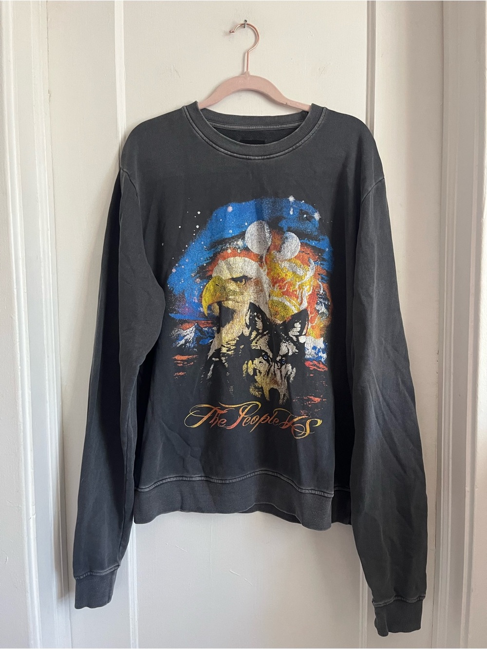 The People Vs. Bald Eagle/ Wold Terry Sweatshirt
